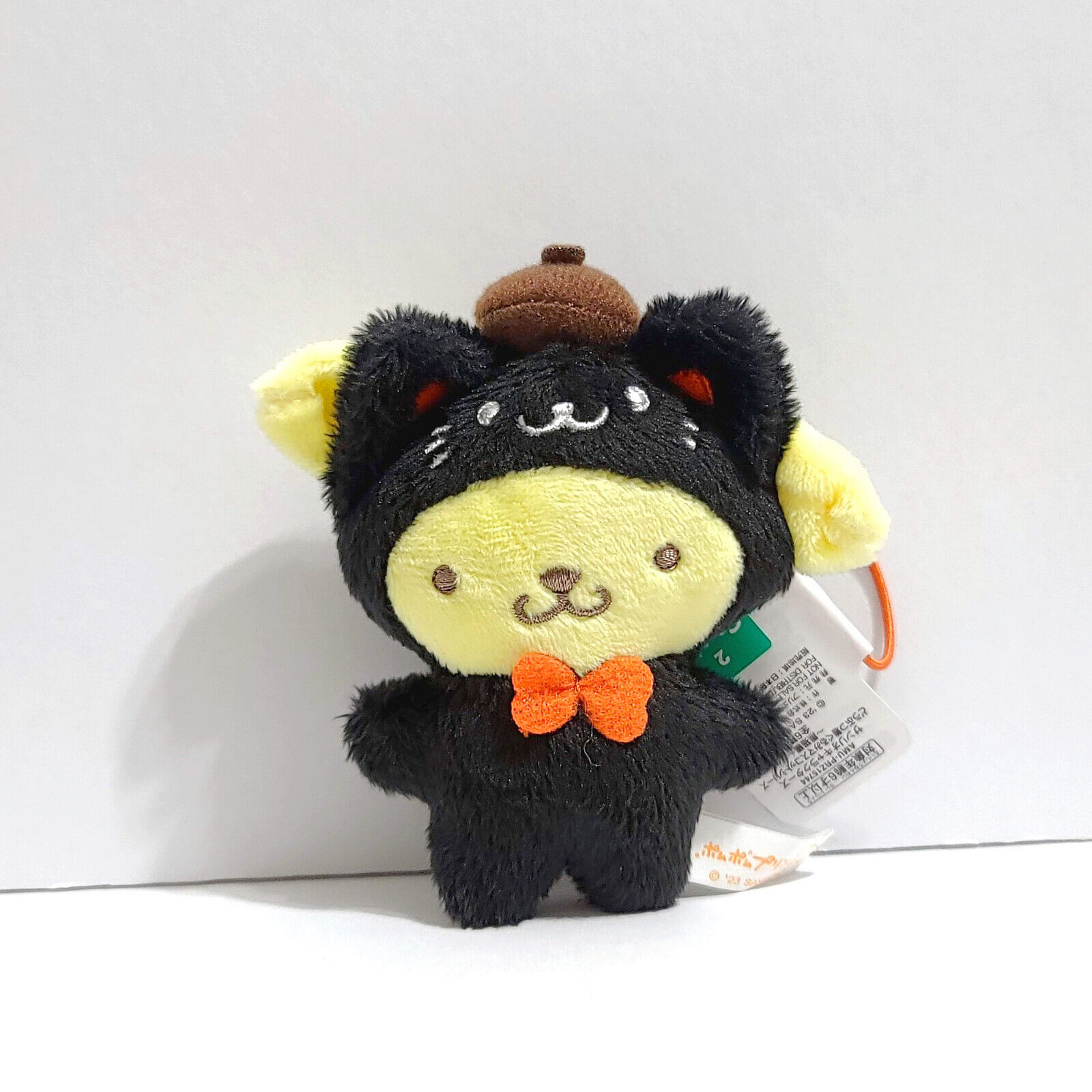 *US seller* Sanrio Pompompurin dressed as black cat 3.5\