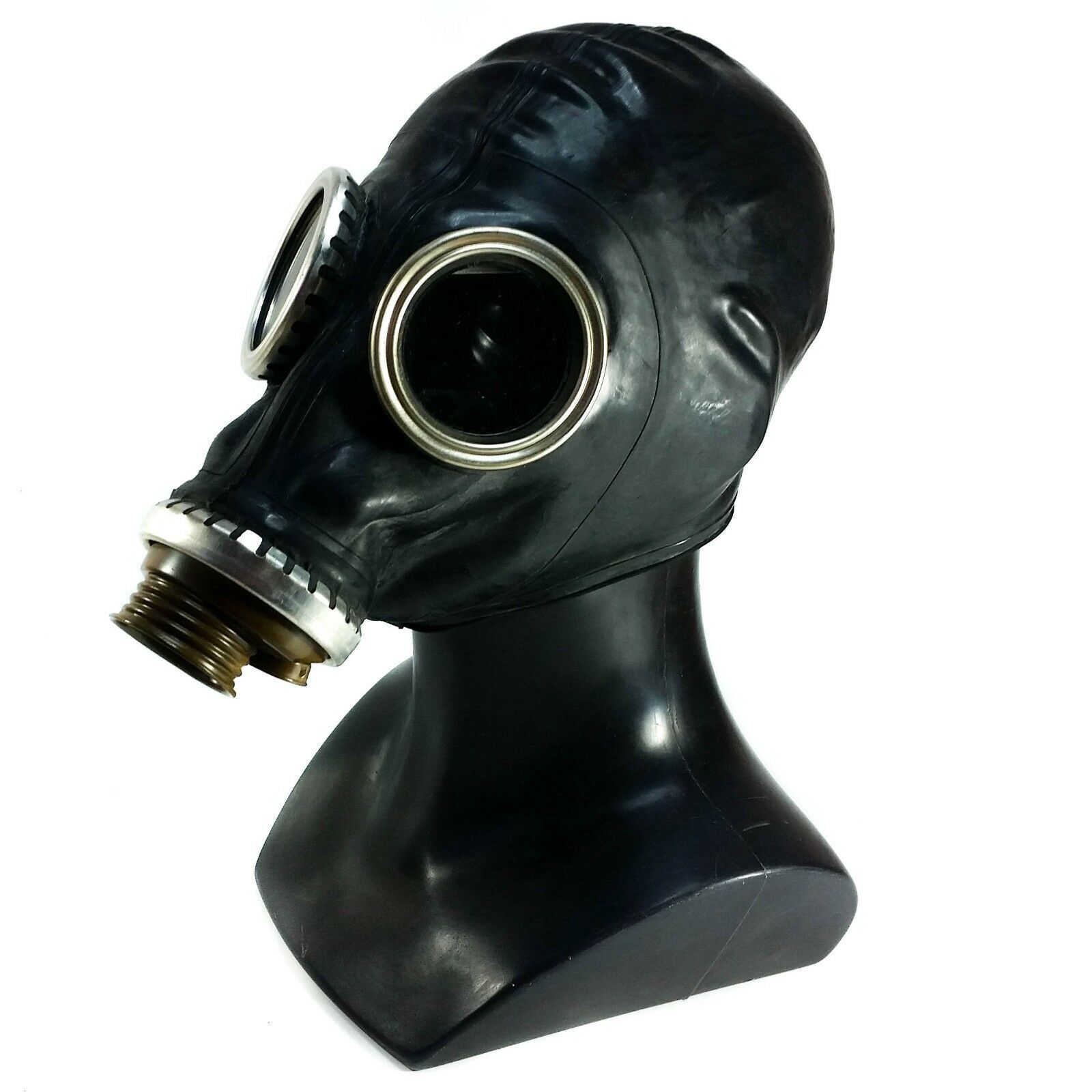 Black Soviet Russian Military GP-5 Gas Mask NBC Nuclear Biological Chemical USSR