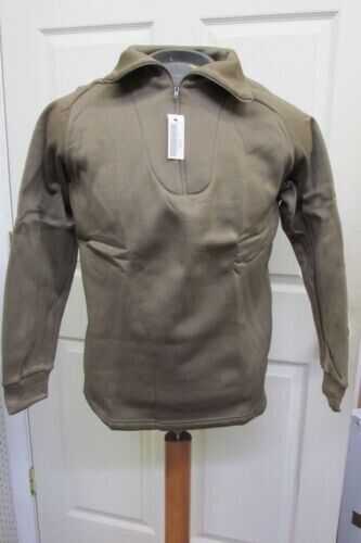 New USGI ECWCS Polypro Cold Weather Thermal Undershirt Shirt Top Brown XSmall