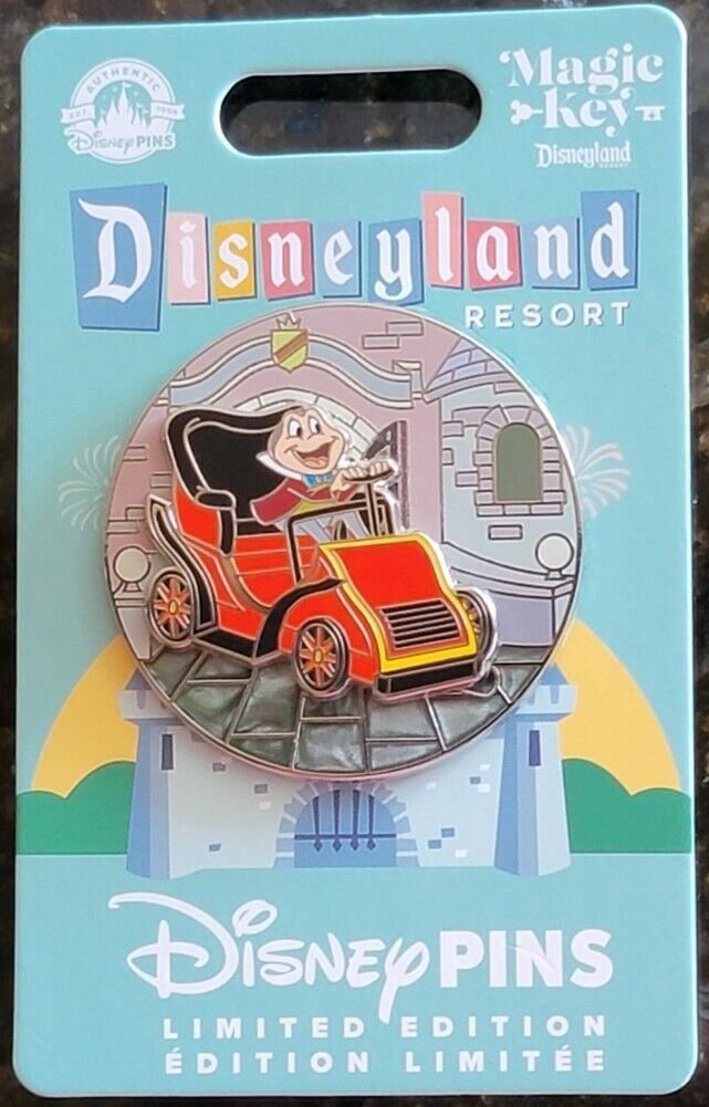 Disneyland Quarterly Magic Key Exclusive Mr. Toad Pin