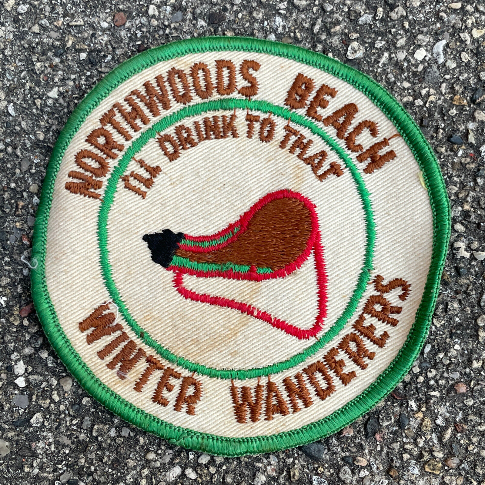Northwoods Beach Winter Wanderers I\'ll Drink To That