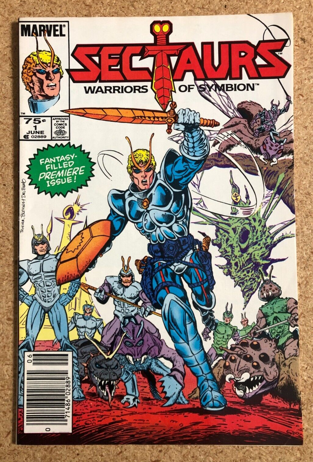 Sectaurs #1 (Marvel 1985) Newsstand Edition 1st Appearance  VF/NM