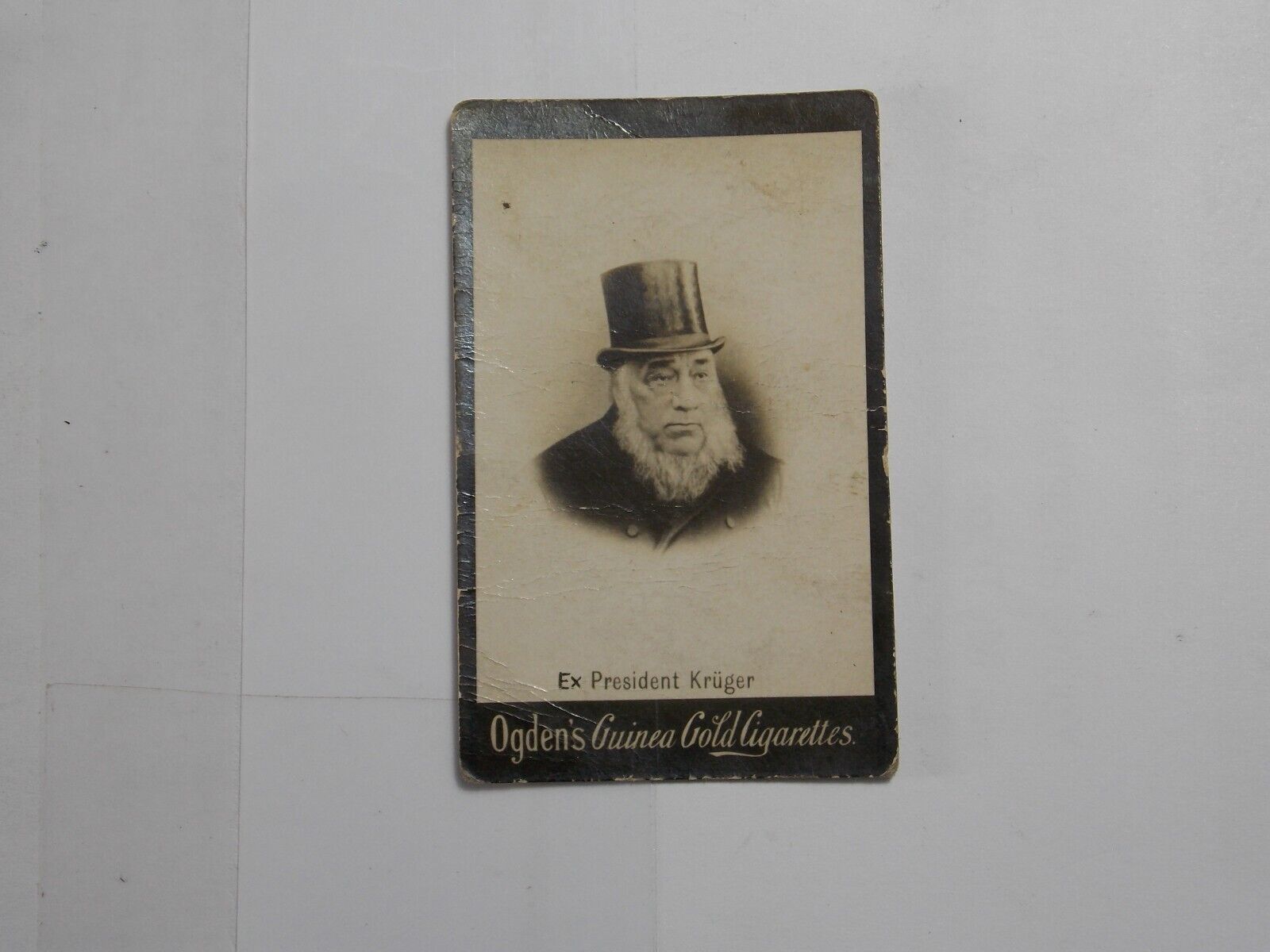 Ogdens Guinea Gold Cigarette Card Ex President Kruger Early 1900\'s
