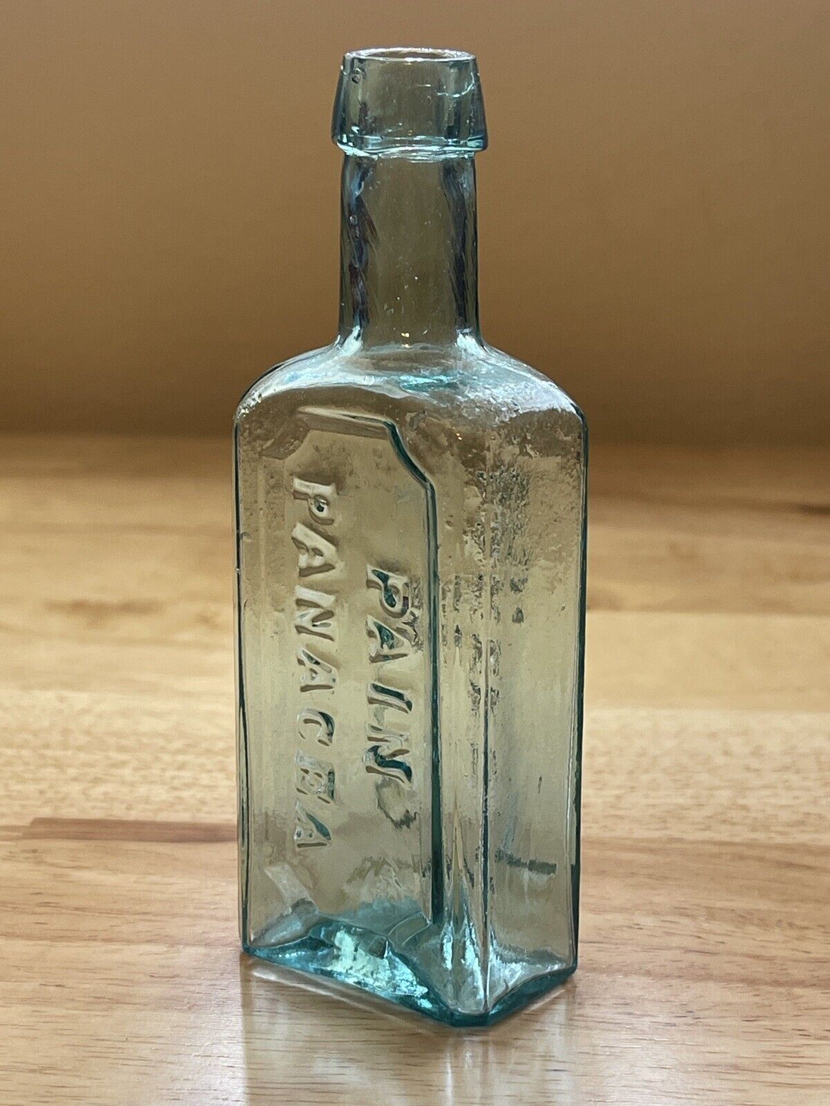Antique 1850s Open Pontil Medicine Bottle Dr Baker\'s Pain Panacea Cincinnati, OH