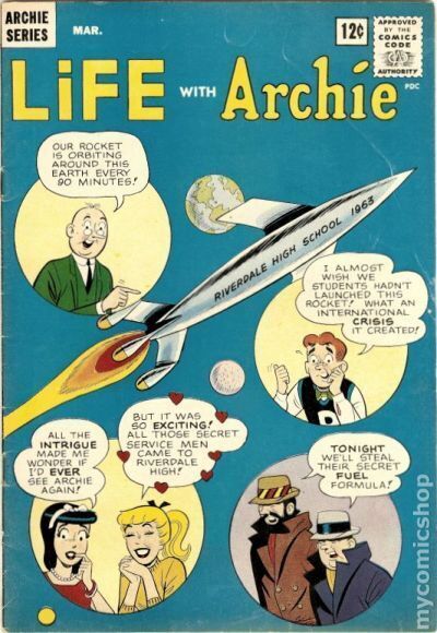 Life with Archie #19 VG- 3.5 1963 Stock Image