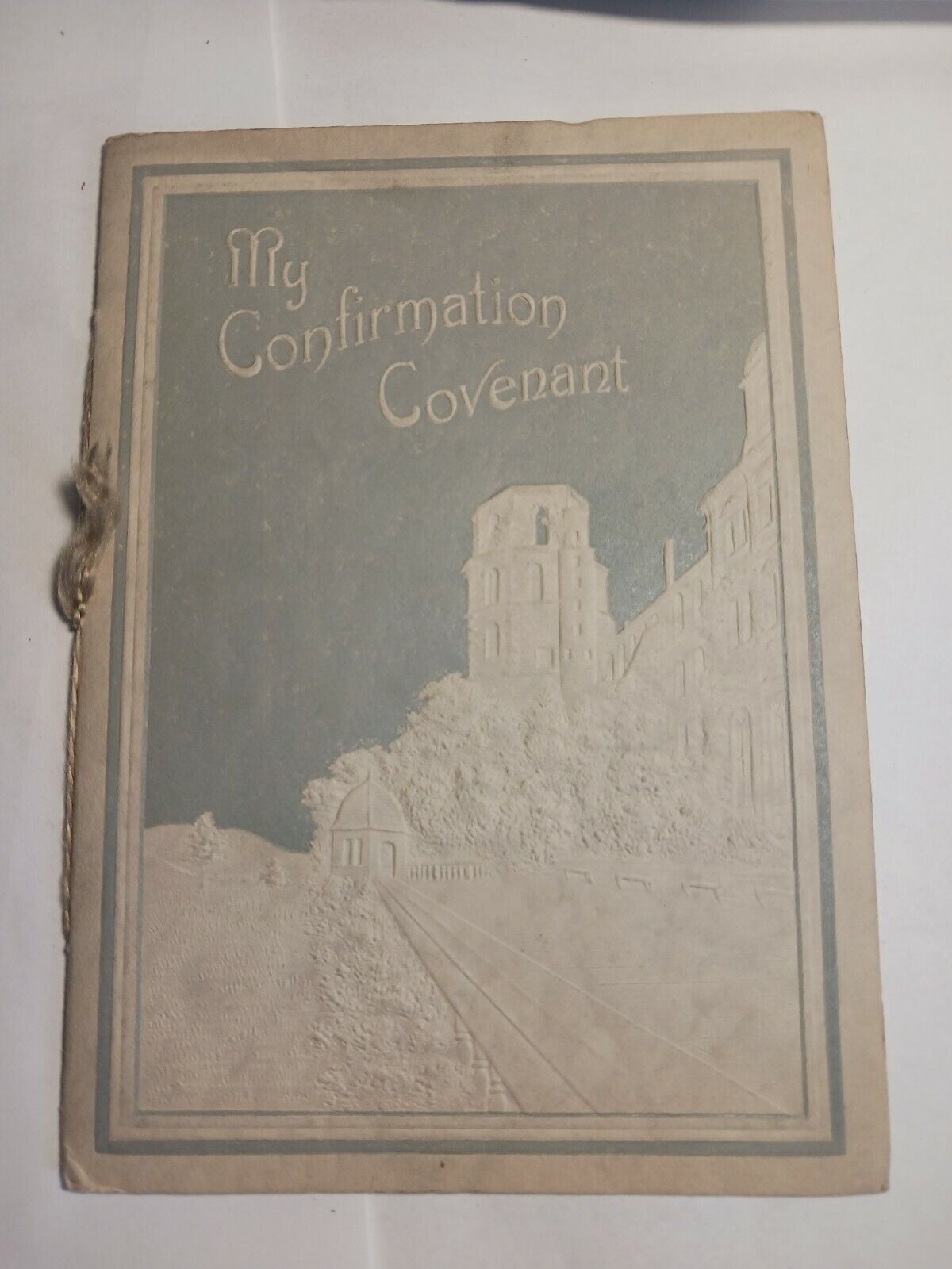 Vintage 1919 Greensburg Pa Confirmation Certificate Booklet-Brinker-Broman