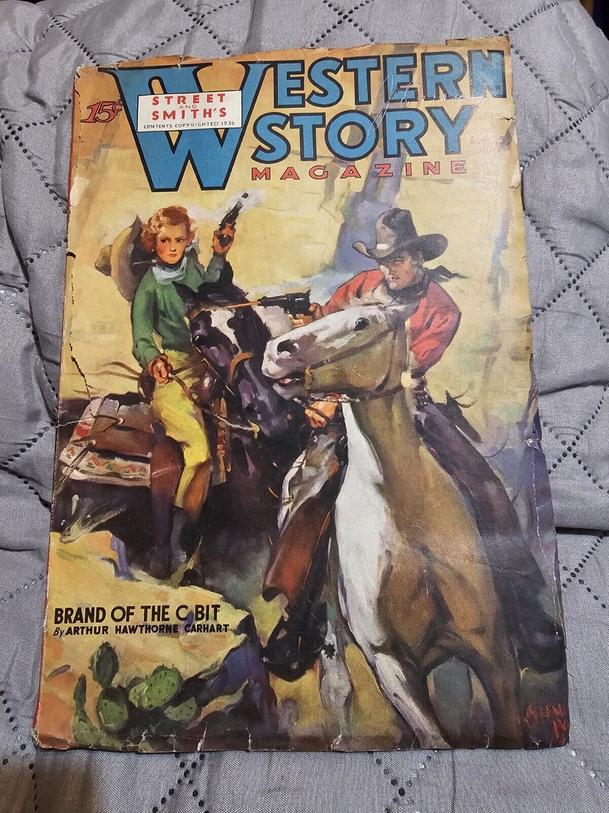  Western Story Pulp Magazine 1936 