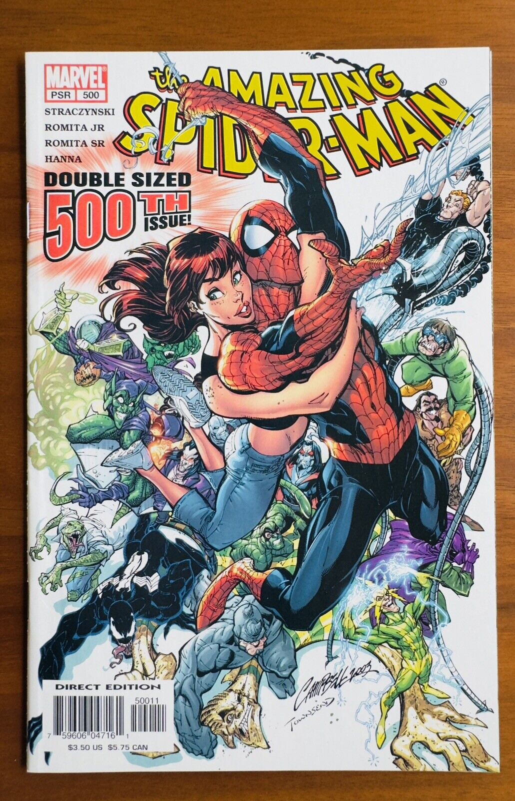 Amazing Spider-Man #6 (Marvel Comics 2004) NM 9.4 JS Campbell Cover