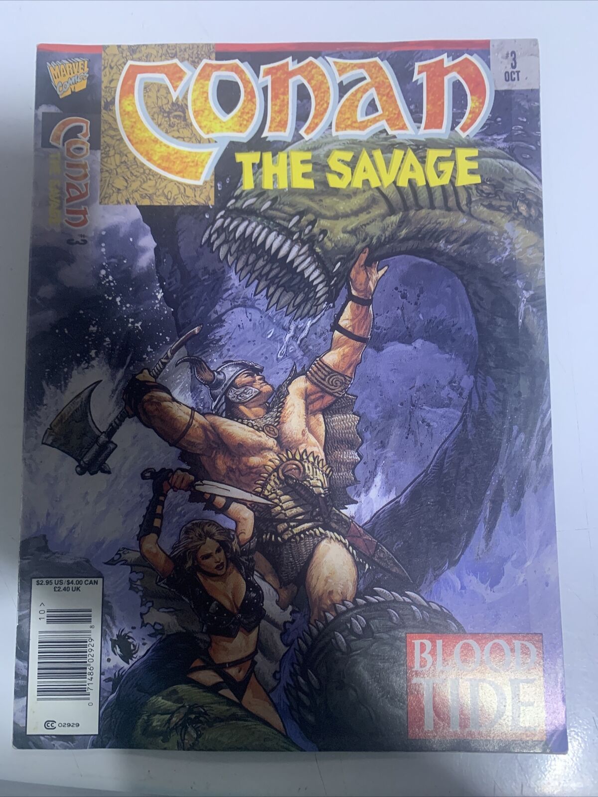 Conan The Savage #3 Blood Tide Marvel Comics GN55