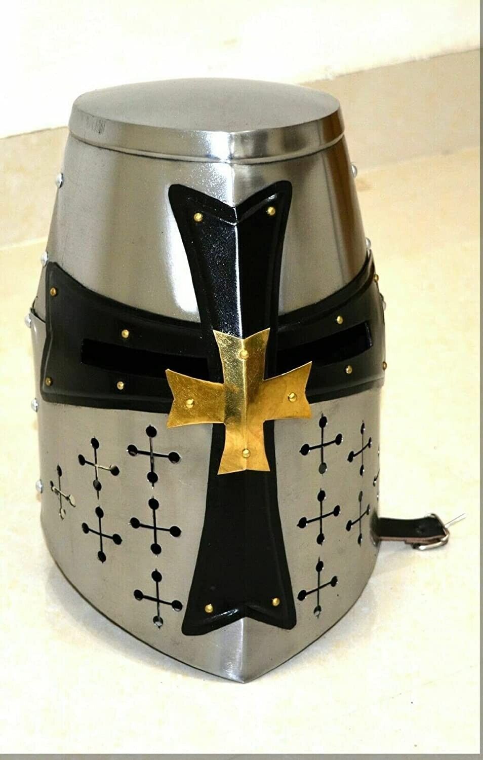 Medieval Templar Crusader Knight Armor Helmet | Greek Roman Spartan Armor | Wear