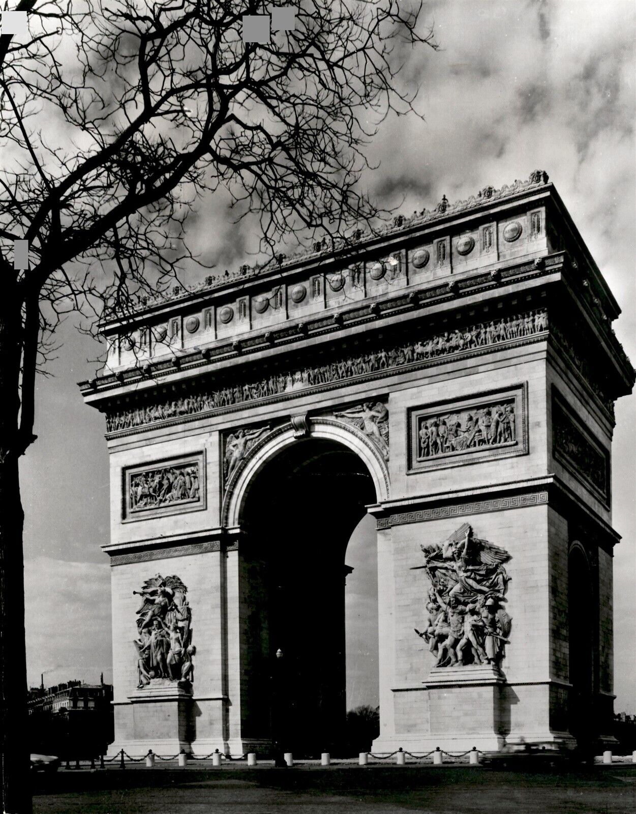 LD291 1970 Original Photo ARC DE TRIOMPHE PARIS FRANCE CHAMPS-ELYSEES MONUMENT