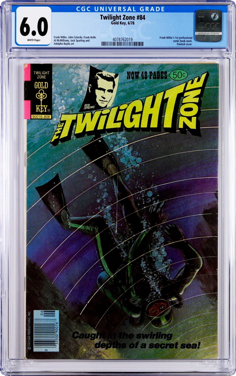 Twilight Zone #84 CGC 6.0 (Jun 1978, Gold Key) Frank Miller 1st Comic Work
