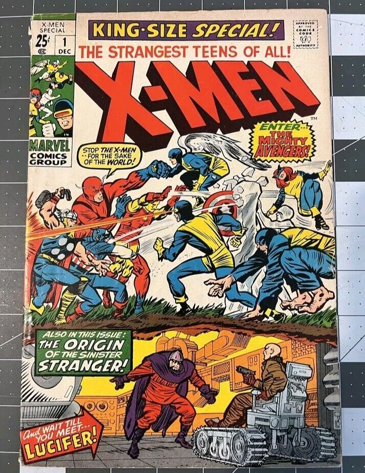 Marvel Comics King Size Special Annual X-Men Vintage #1 1970