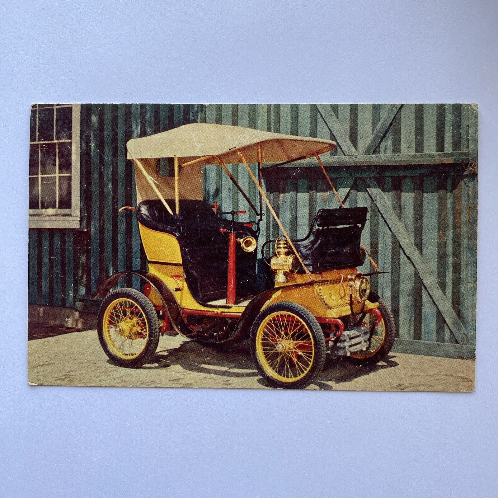 De Dion Bouton 1899 Postcard Advertising Prout Chevrolet Elyria Ohio