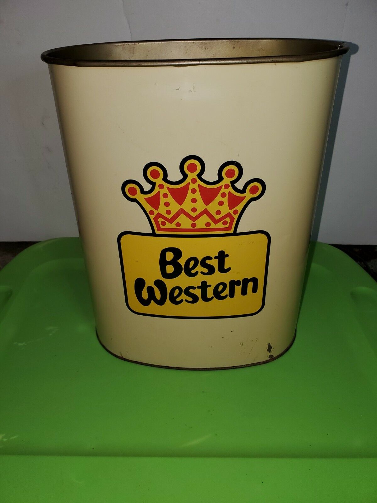 1966-1974 Best Western Trash Can Waste Bin Original Antique *VERY RARE*