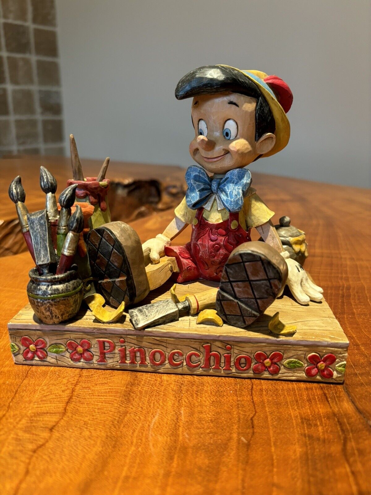 Walt Disney Showcase Collection “Carved From the Heart” Pinocchio Jim Shore