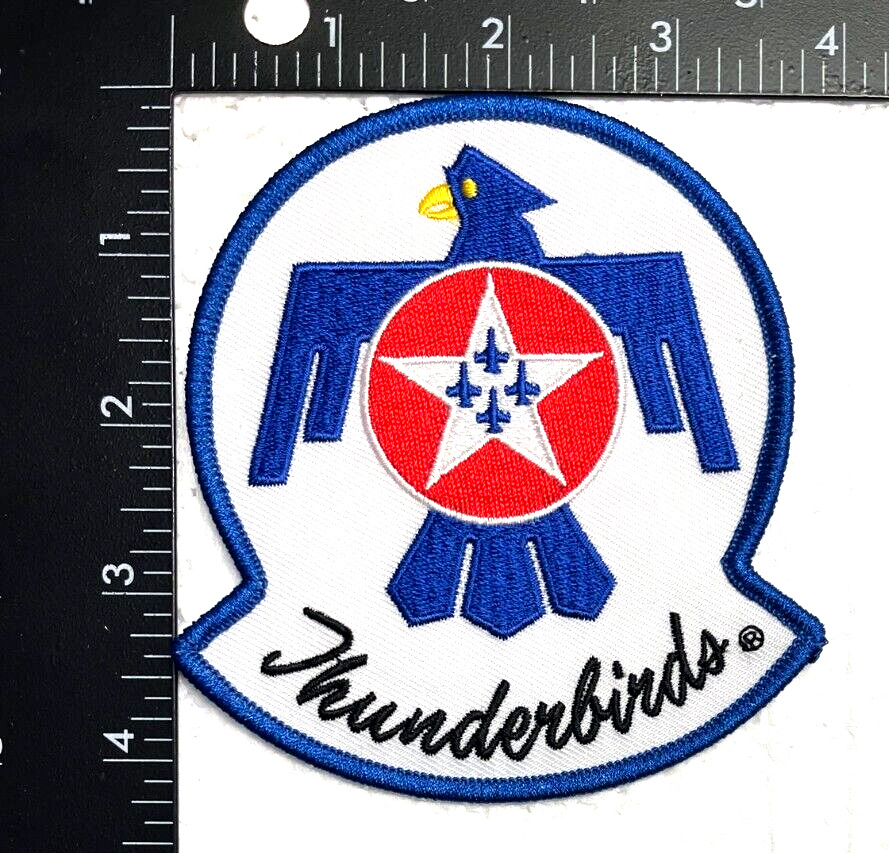 US AIR FORCE AIR DEMONSTRATION SQUADRON THUNDERBIRDS JACKET PATCH (AFI) USAF