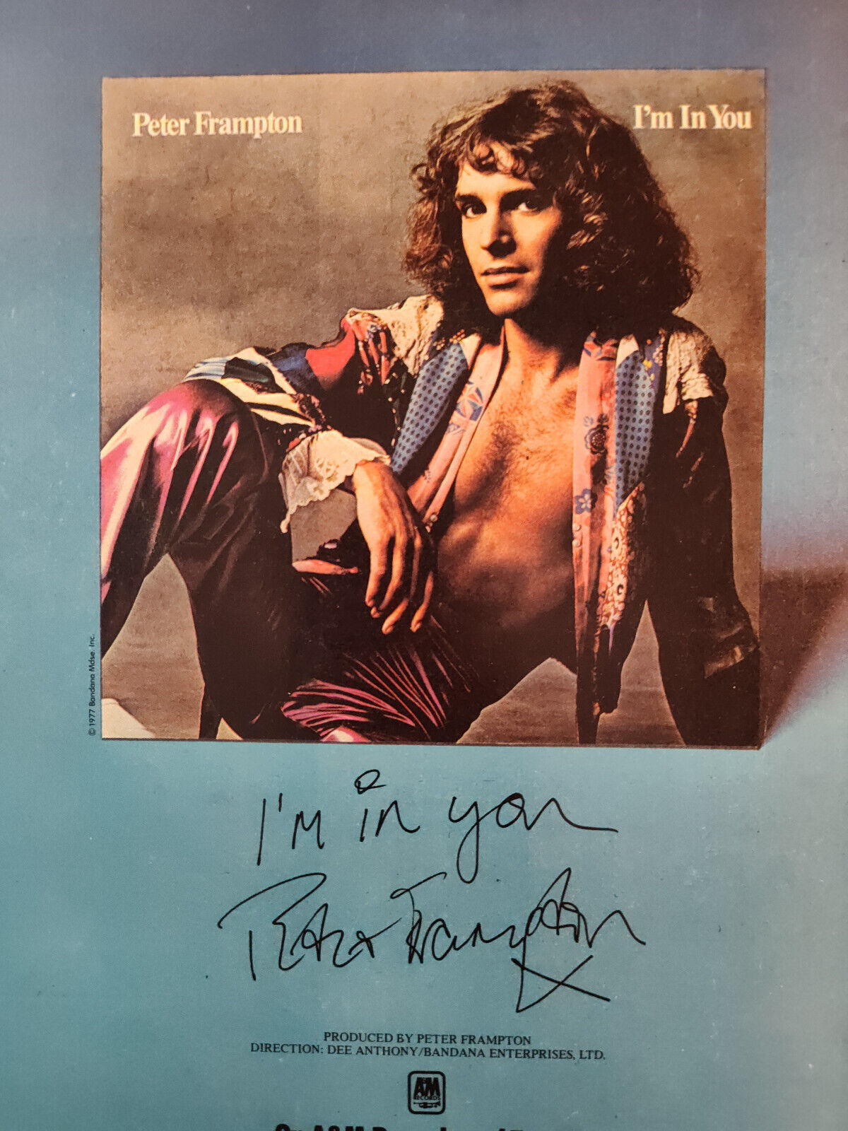 Vintage Ad Advertisement PETER FRAMPTON New Album I'm In You