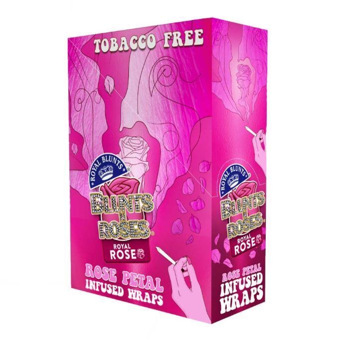Blunts N Roses Royal Blunts Rose Petal  Full Box 50 Total Wraps 3 DAY SALE
