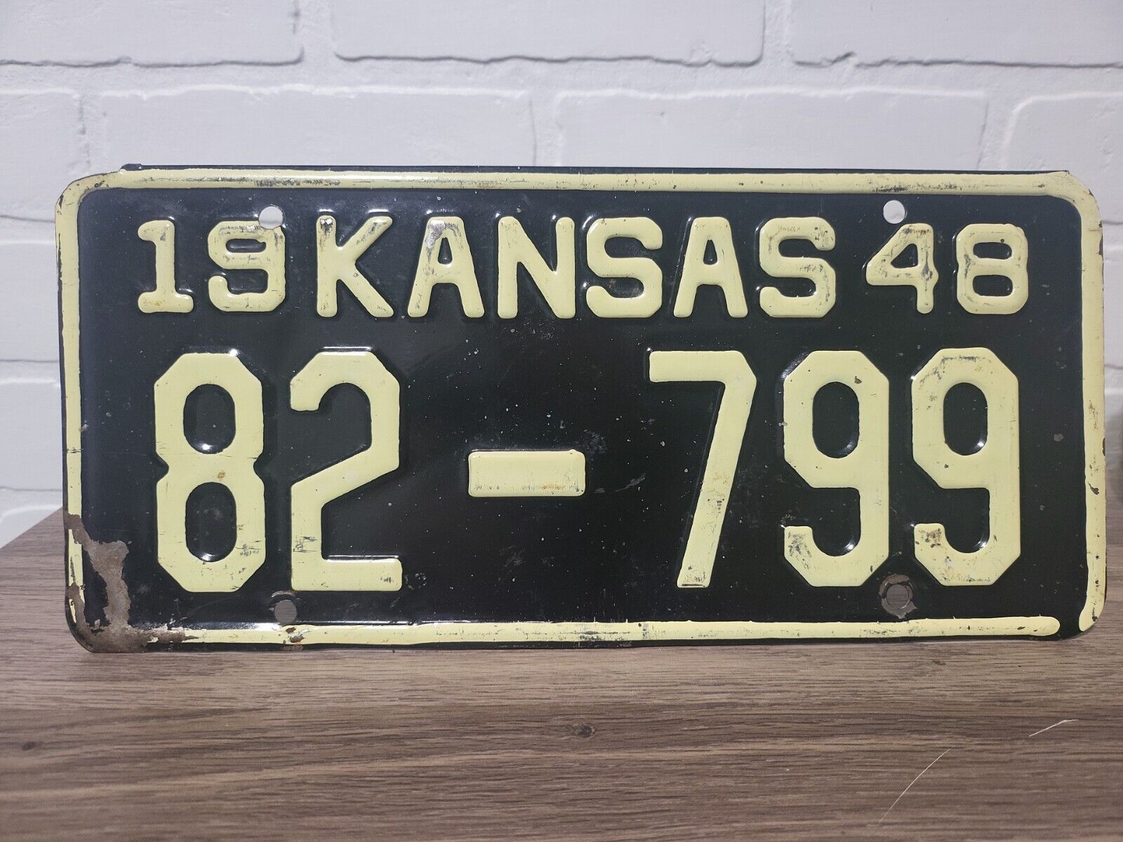 1948 Kansas License Plate Cheyenne County
