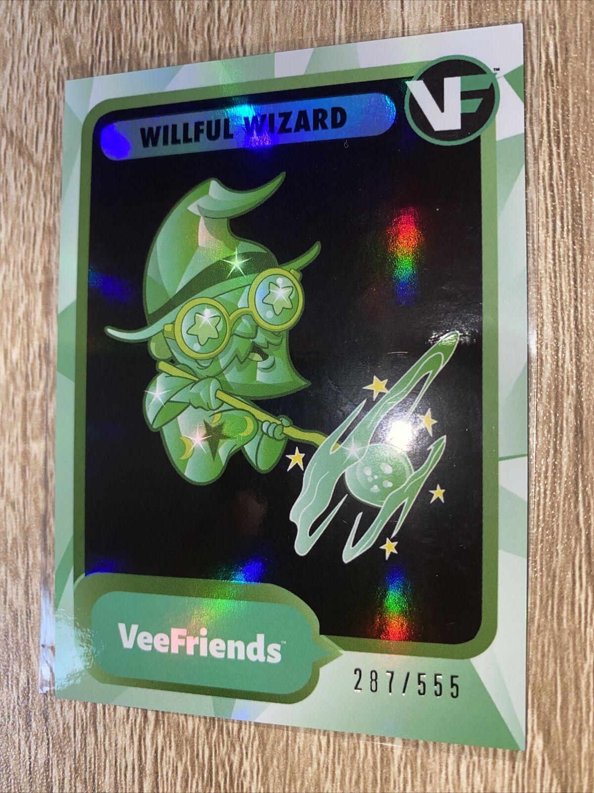 Willful Wizard 2023 National Exclusive VeeFriends Emerald #VF-WWE #287/555 Rare