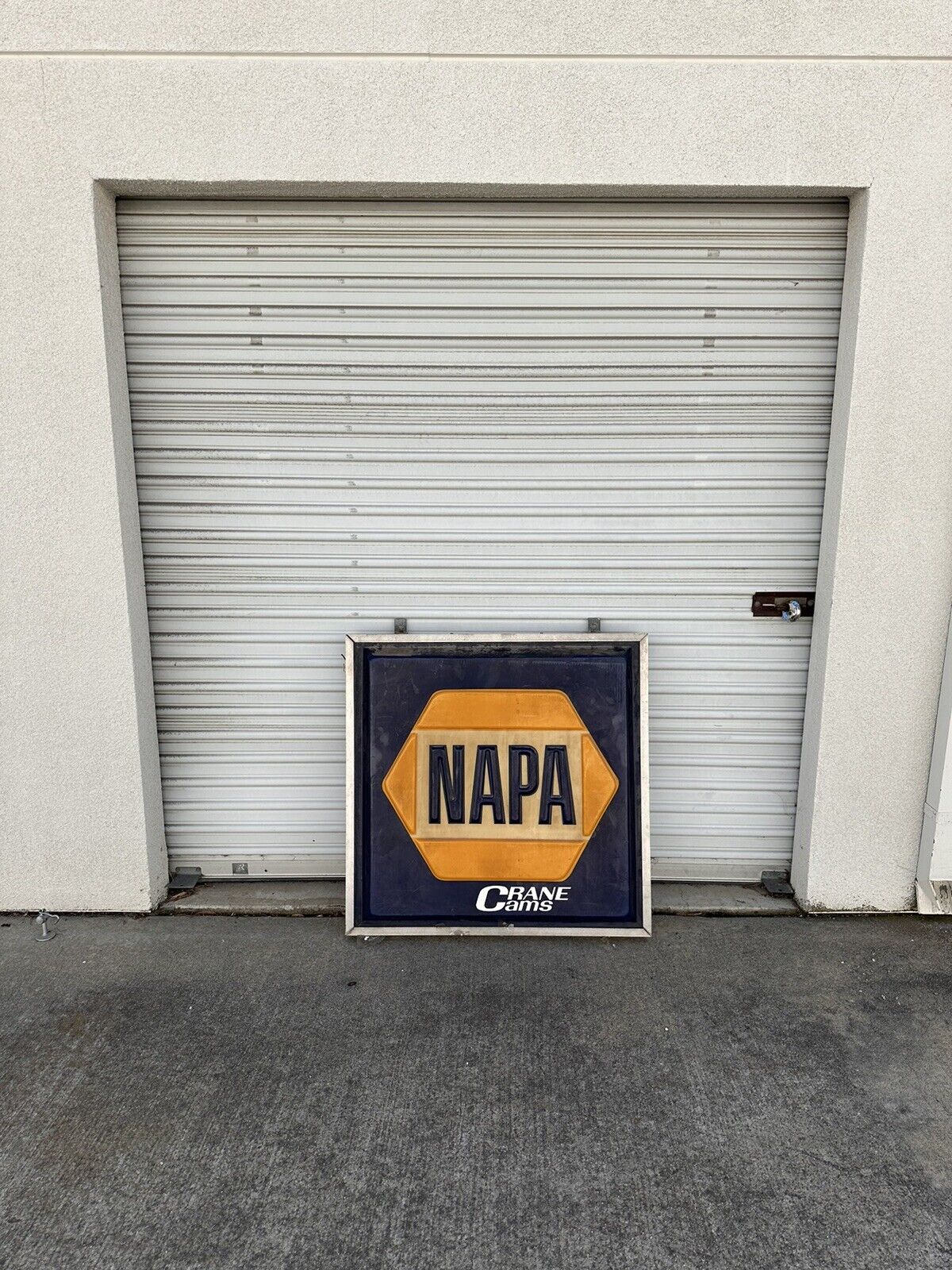 Vintage Napa Auto Parts Light Sign