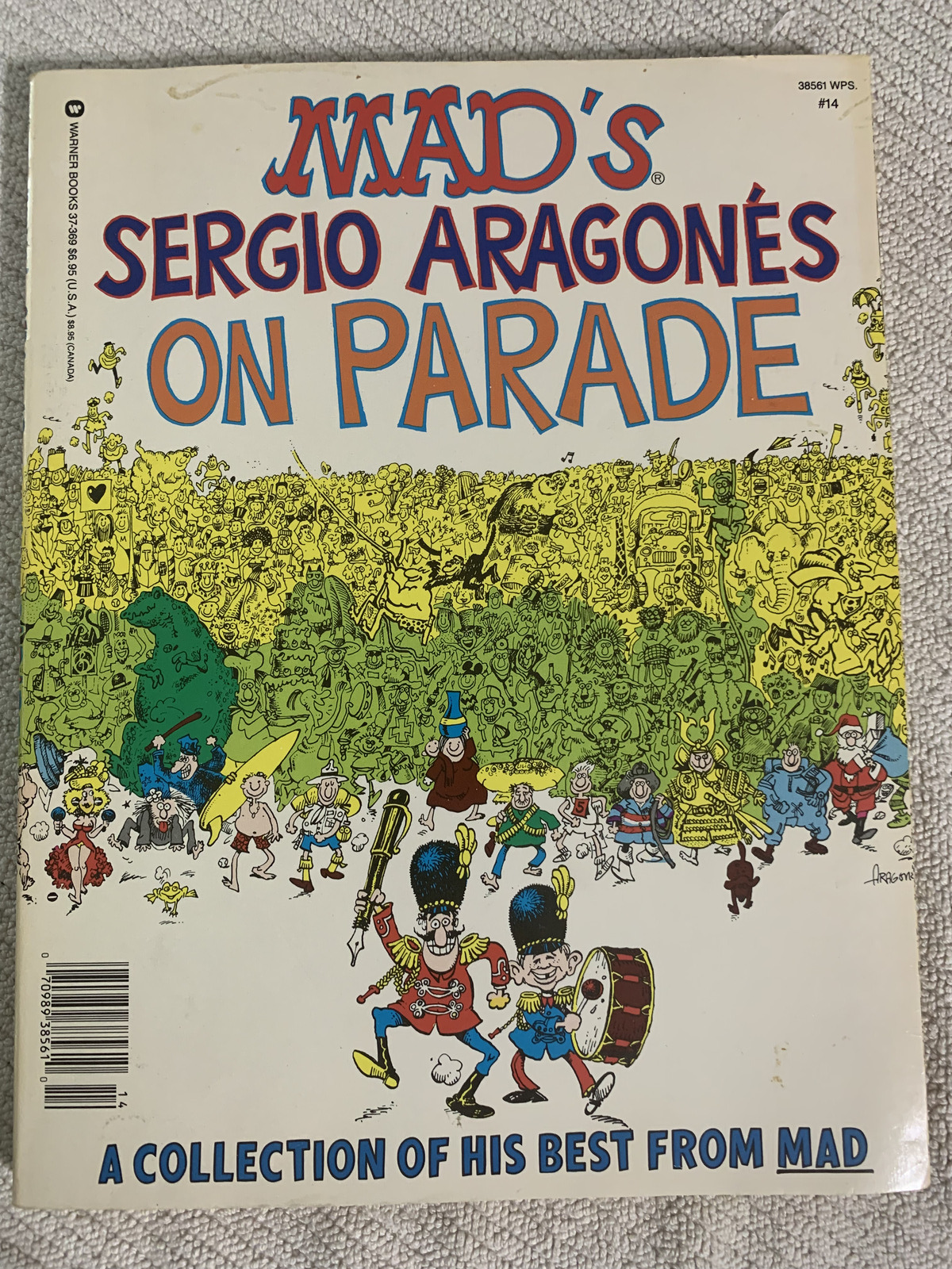 Mad\'s Sergio Aragones on Parade (1982 Paperback) Very Good shipping included