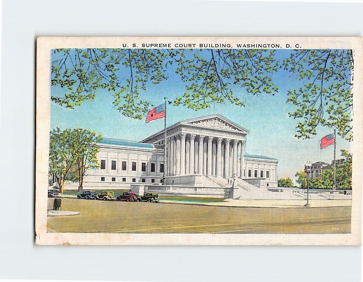 Postcard US Supreme Court Building Washington DC USA