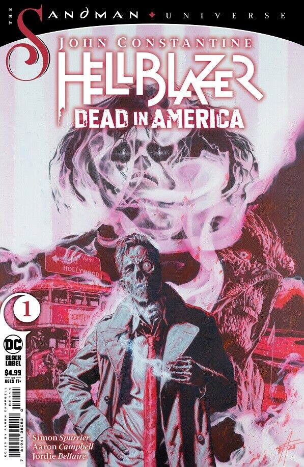 John Constantine, Hellblazer: Dead in America #1 2024 DC Cover 9.2 NM-