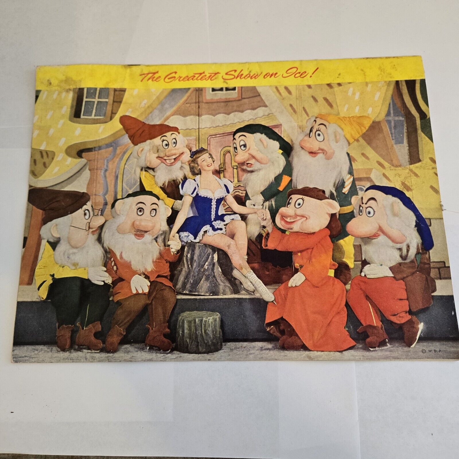 Vintage Walt Disney Snow White and the Seven Dwarfs Ice Capades Program 1954