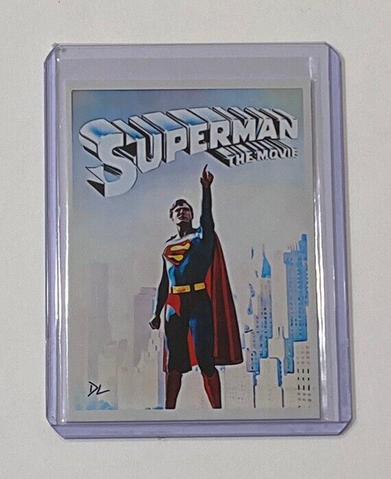 Superman The Movie Limited Edition Artist Signed Trading Card 3/10
