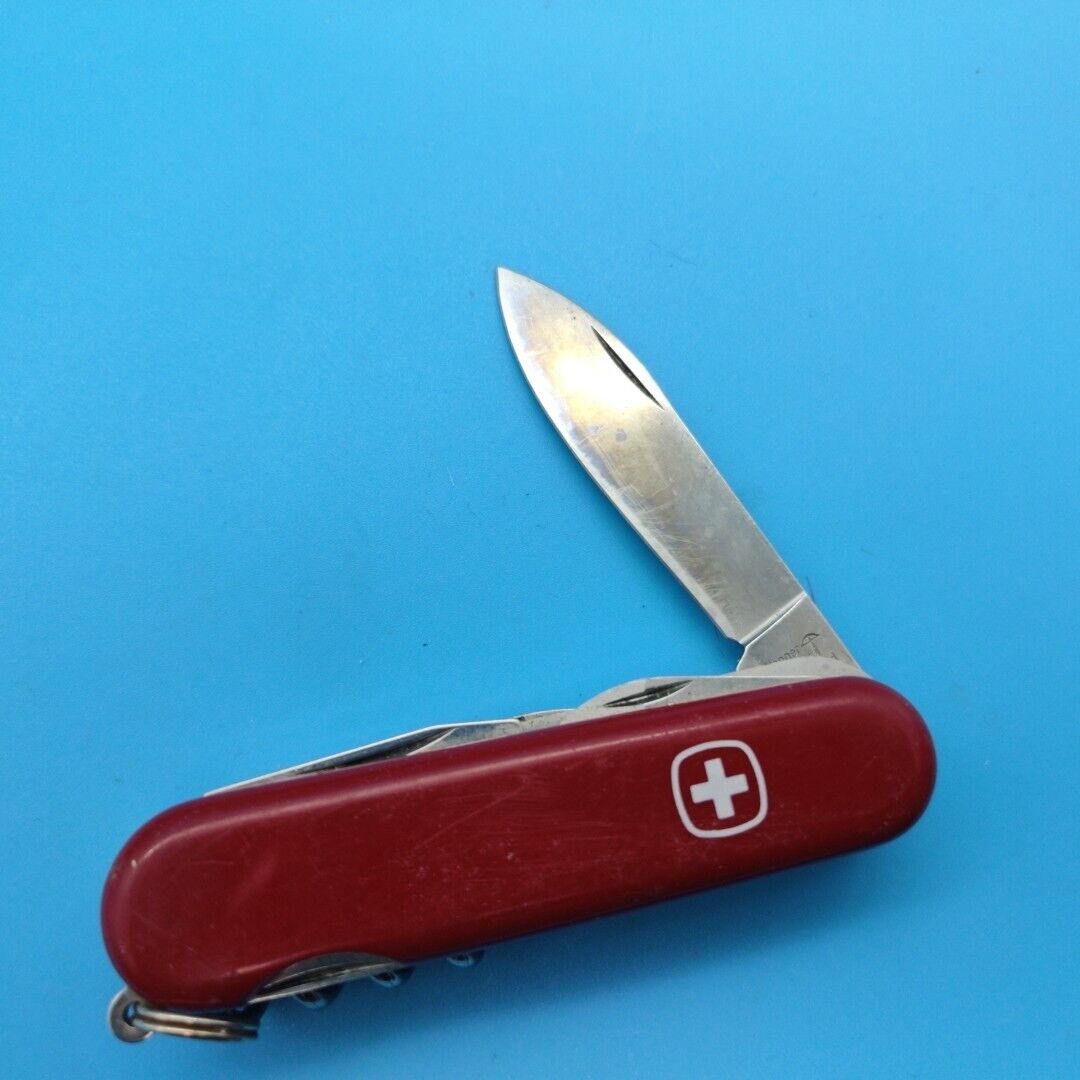 USED WENGER  FORESTER SWISS ARMY KNIFE w/ RING FOLDING KNIFE a