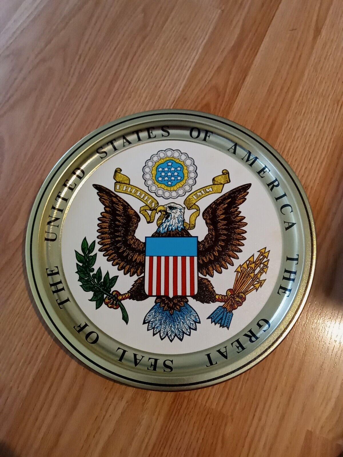 Vintage  The Great Seal of The United States of America tray 12\