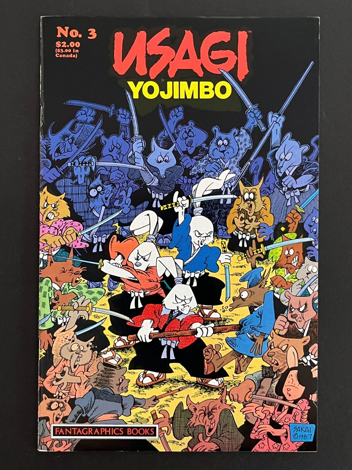 Usagi Yojimbo (volume 1) #3 - #35 SINGLE ISSUES (Fantagraphics Books, 1987-1992)