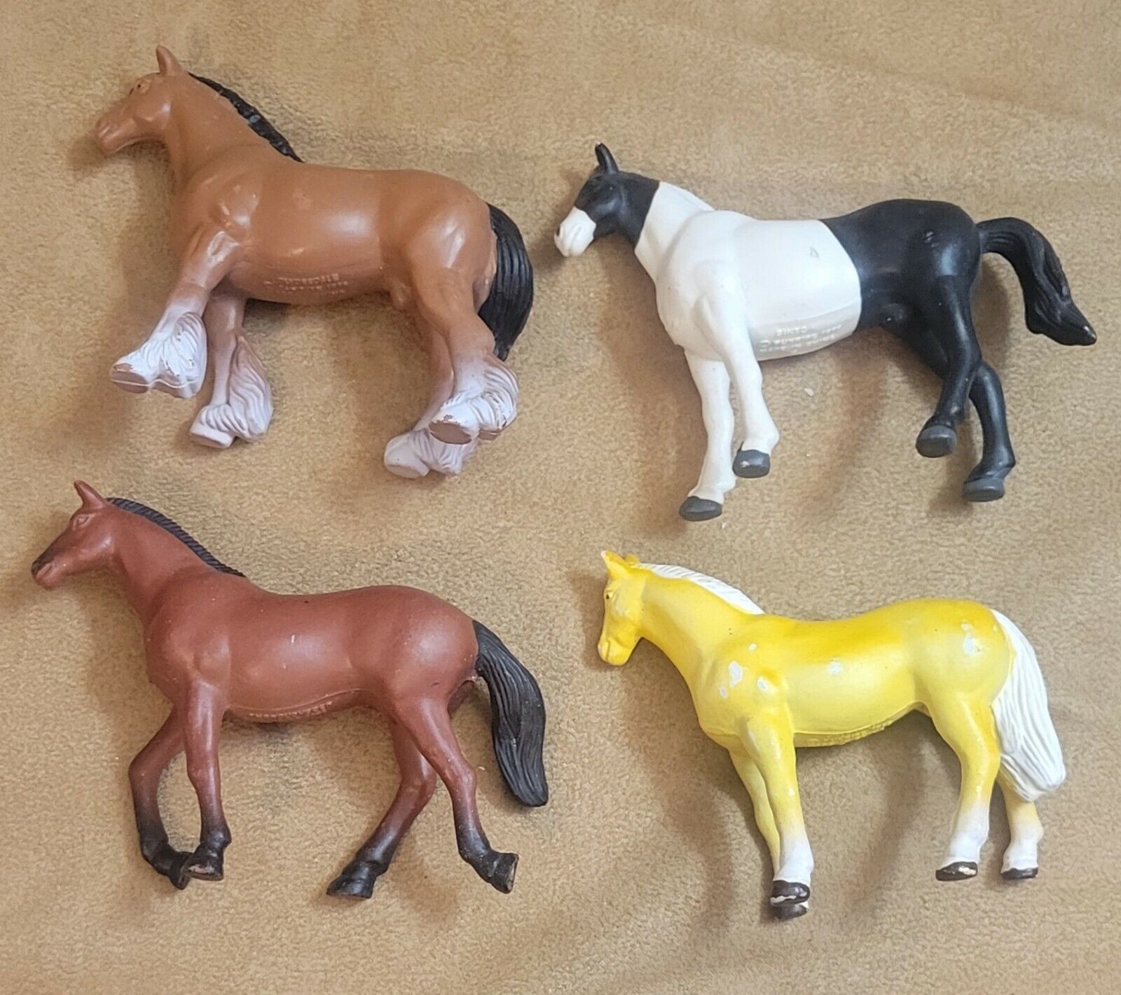 Lot Of 4, Vintage Funrise Horses
