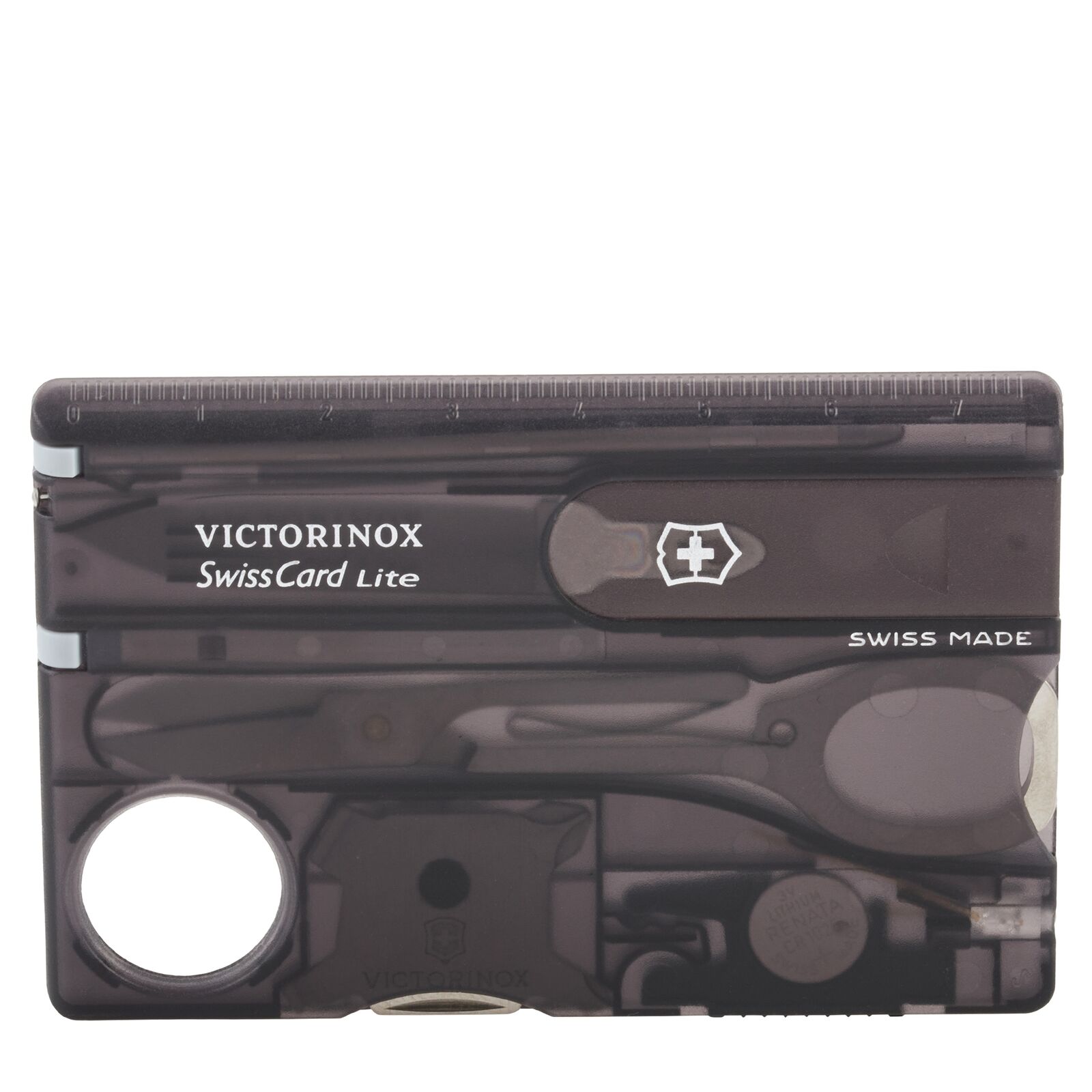 Victorinox Black Transparent Swiss Card Lite 0.7333.T3 T3 BK 0.7333.T3