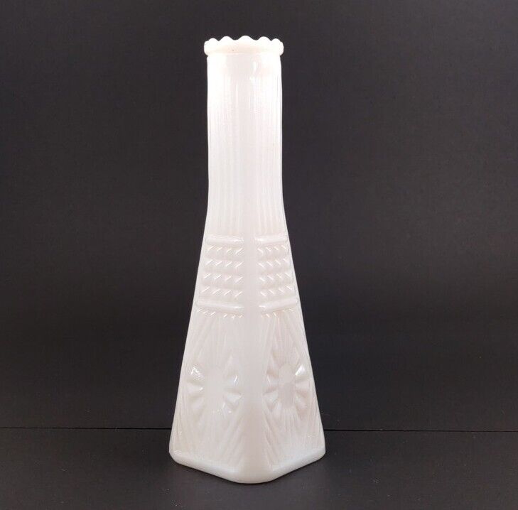 Vintage Milk Glass Bud Vase 