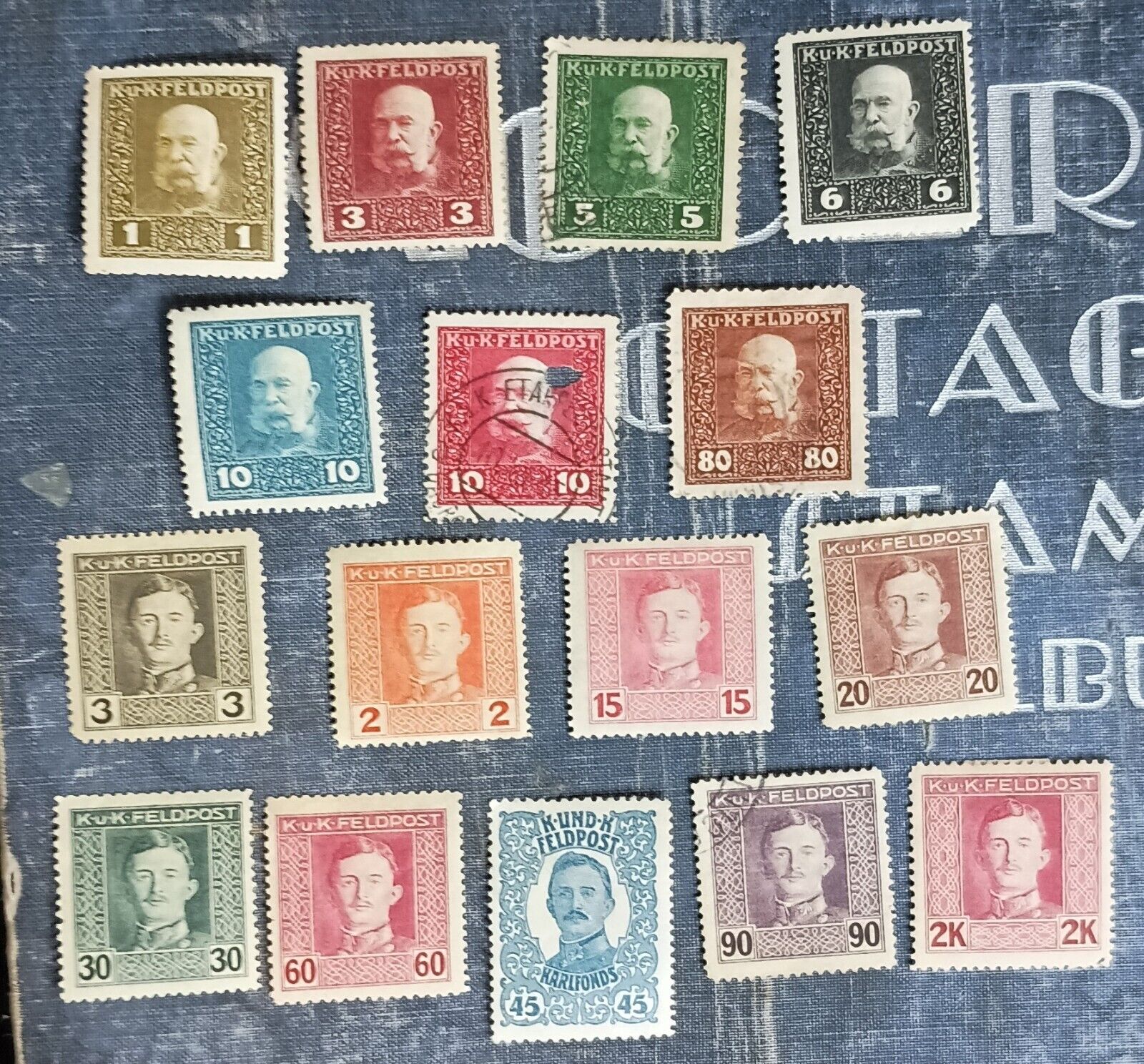 1915-1918 Austro Hungary Military Postage Stamps Mint&Used