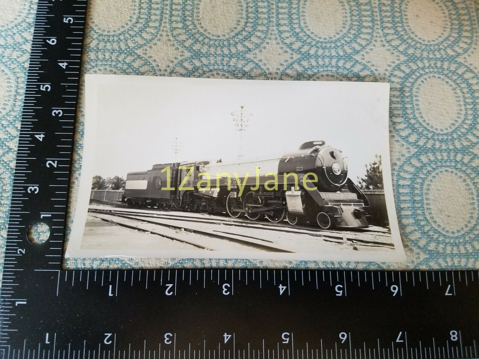 A376 VINTAGE TRAIN ENGINE PHOTO Railroad CPR 2850, NEW YORK FAIR 1939
