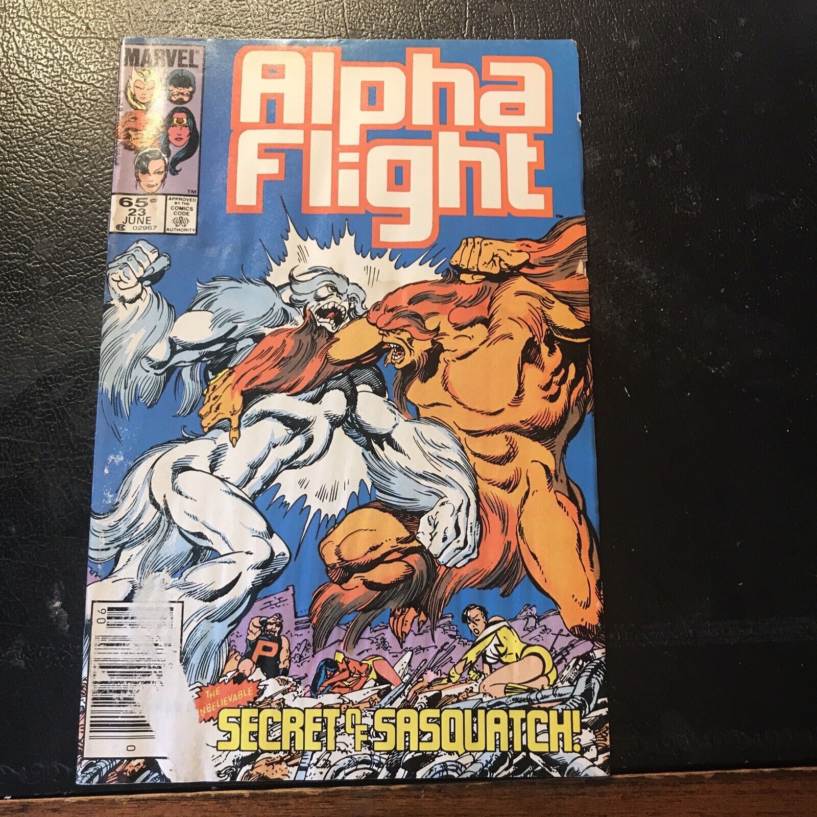 ALPHA FLIGHT 23 Marvel Copper Age Comic 1985