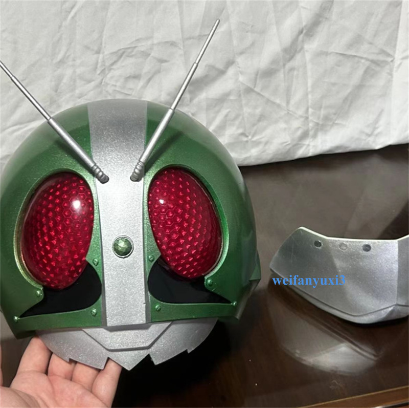 Kamen Rider 1:1 Wearable Helmet LED Masked Rider Resin Cosplay Props Customize