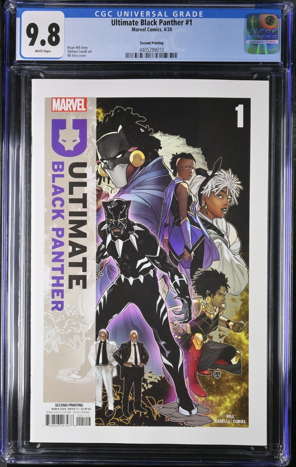 Ultimate Black Panther #1 CGC 9.8 2nd Printing 1st Appearance Key Marvel 2024