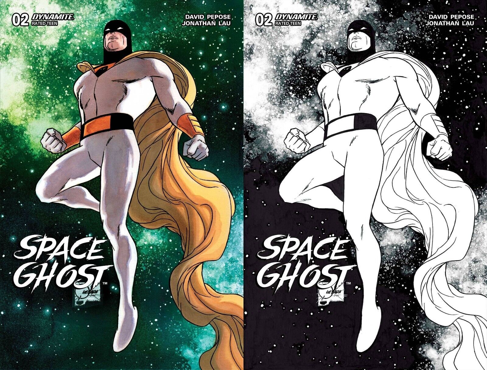 Space Ghost #2 (2024) Cover T Color U B&W Quesada Original Set PRESALE 6/5/24