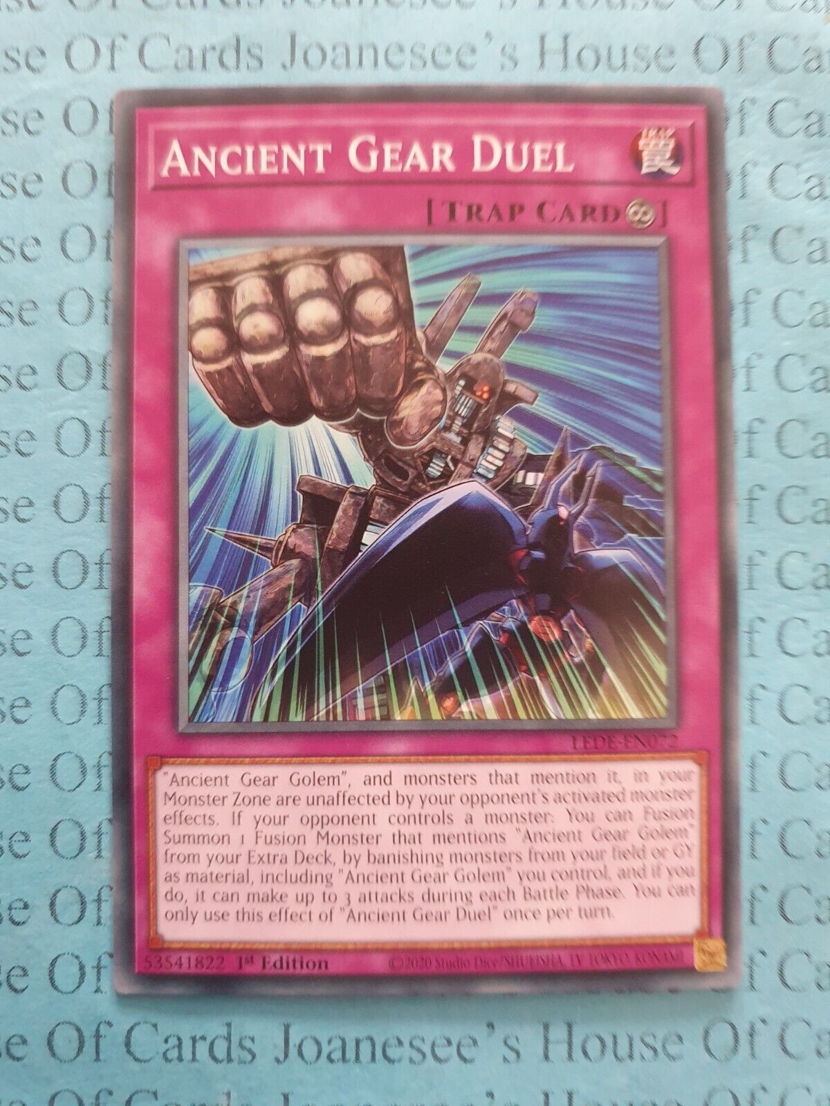 LEDE-EN072 Ancient Gear Duel Yu-Gi-Oh Card 1st Edition New