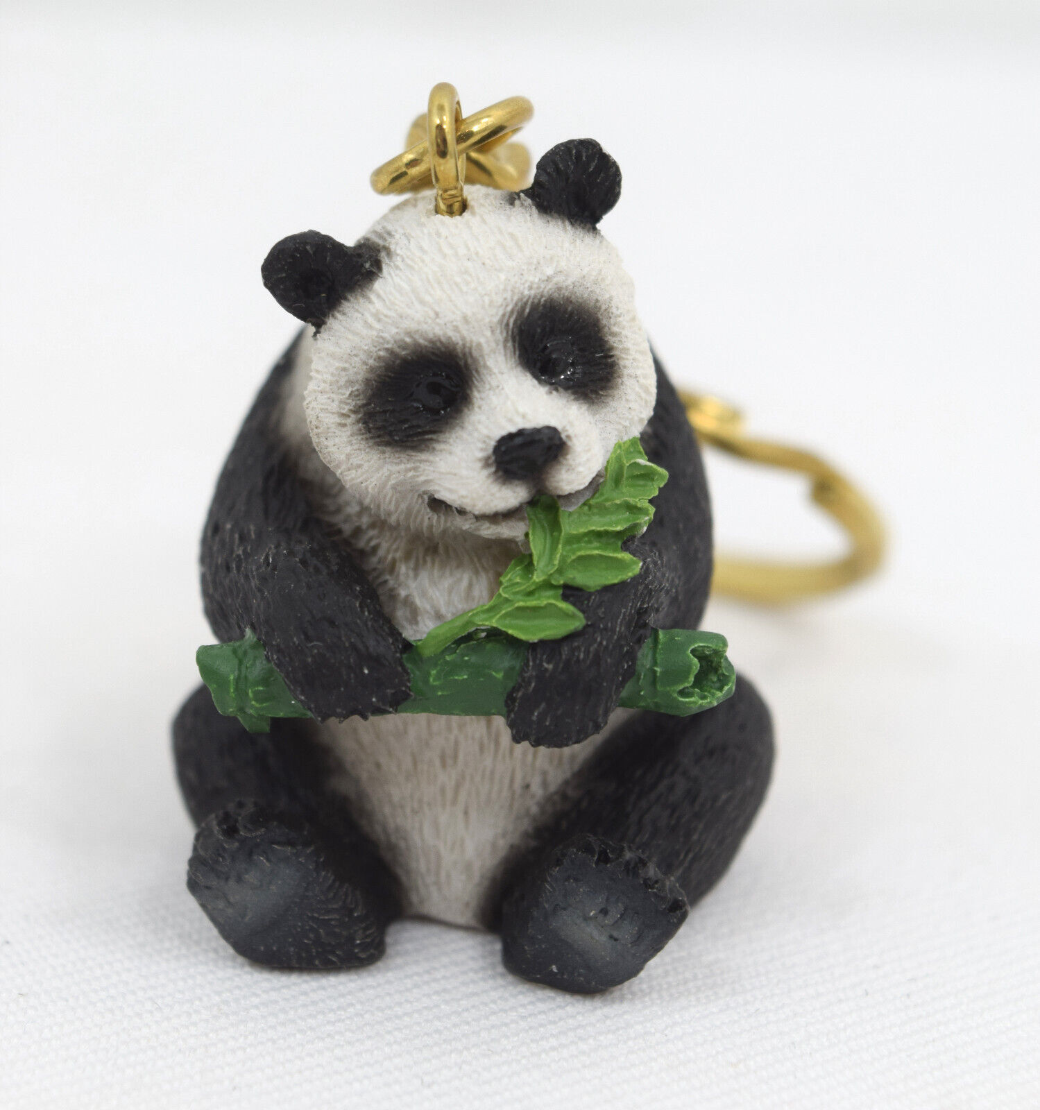 Panda Zoo Animal Resin Panda figurine keychain