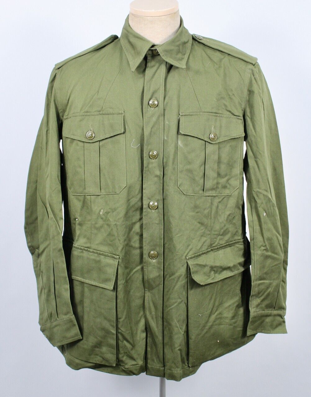 VTG Men's 1960s NOS Canadian Army Cotton Field Jacket / Coat 1966 Sz 13 60s