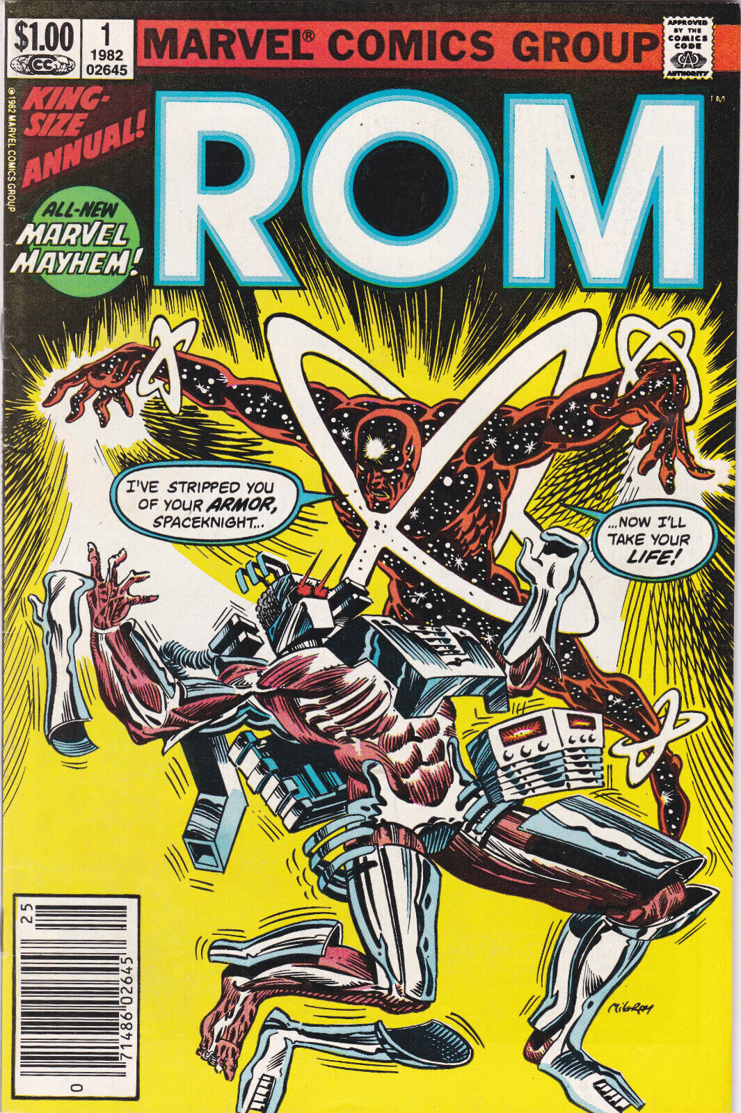 ROM Spaceknight Annual #1, Vol. 1 (1979) Marvel Comics,Sal Buscema ,Newsstand