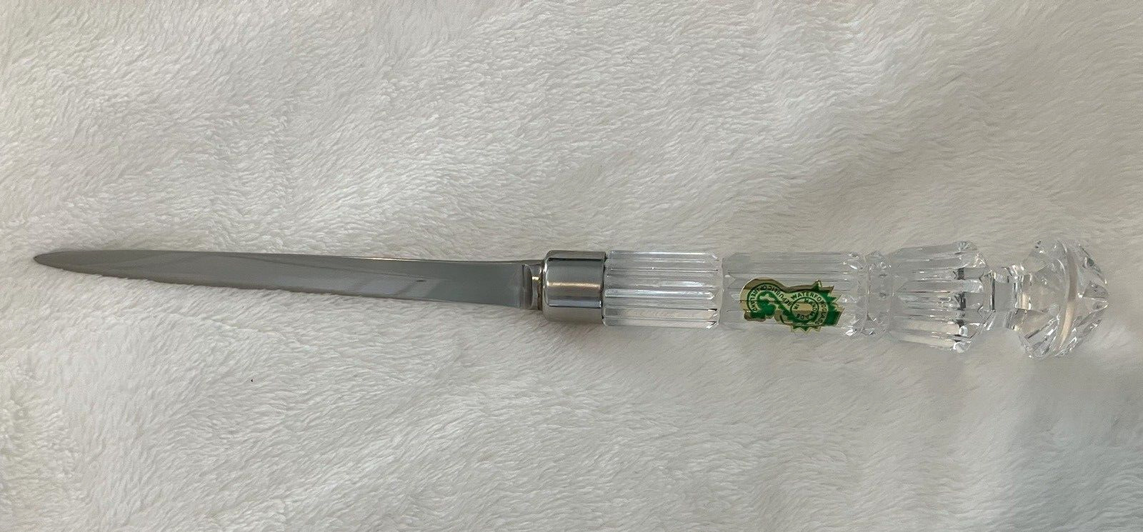 New Waterford Crystal Letter Opener Lismore Made in Ireland Labeled 10 1/2\