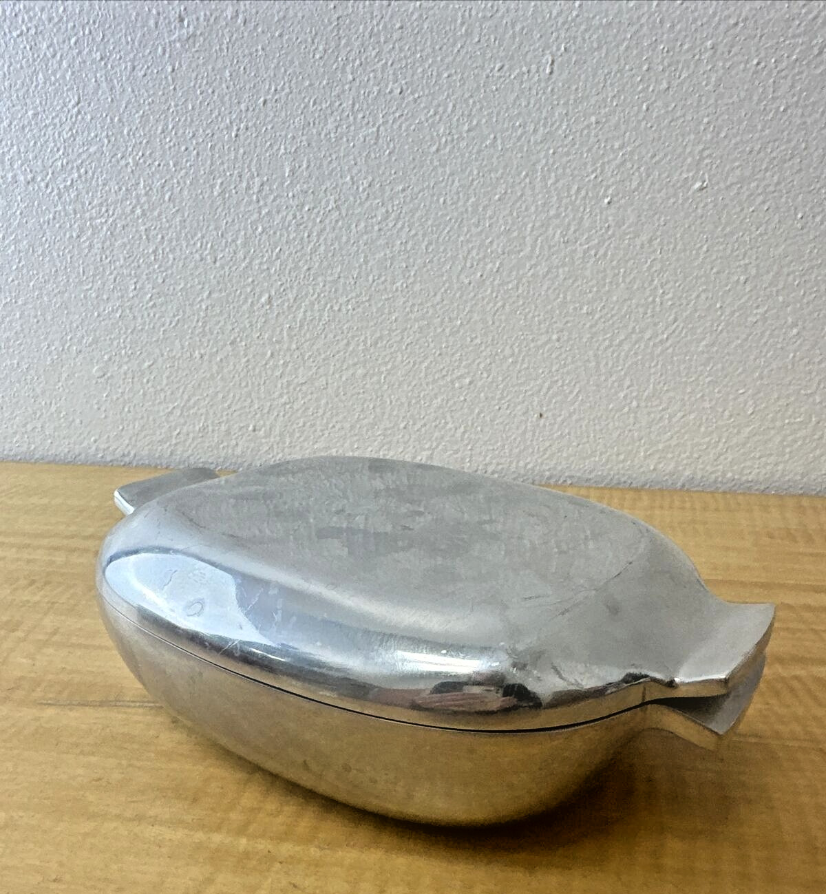 Vintage 1960s NAMBE Aluminum Alloy COVERED CASSEROLE BAKING DISH #15 With Lid