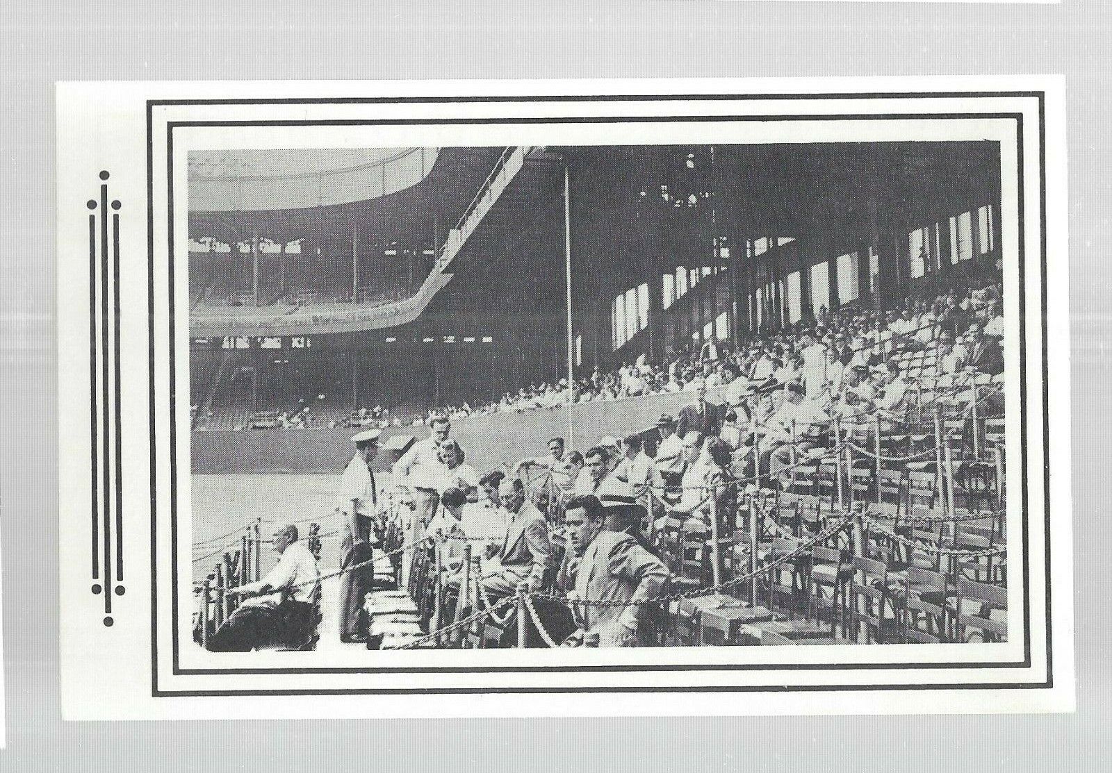Baseball Way Back When Post Card Polo Grounds Stadium 1940\'s